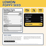 Lemon Poppy Seed Protein Muffins