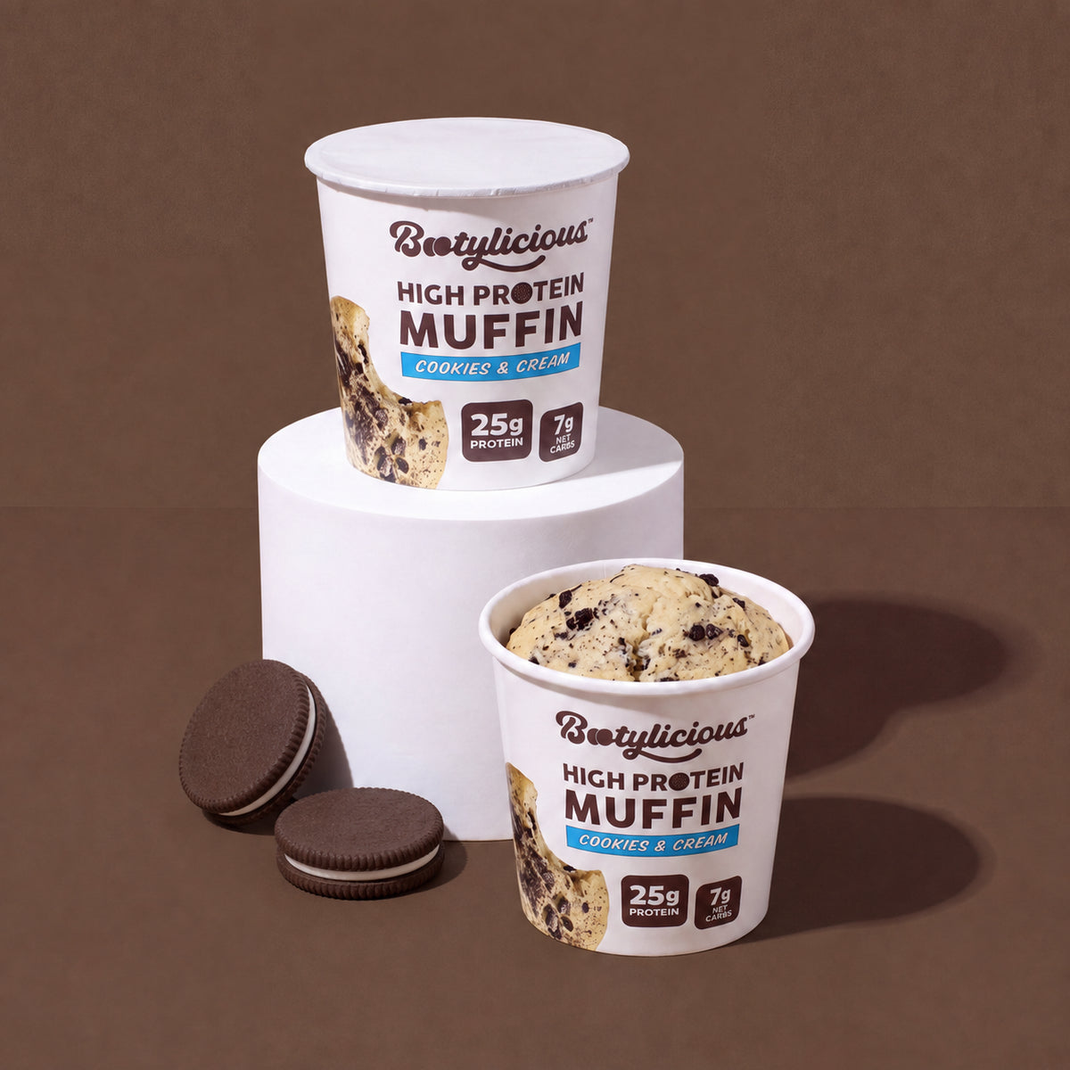 Cookies & Cream Protein Muffins