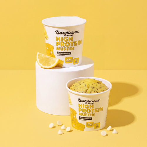 Lemon Poppy Seed Protein Muffins