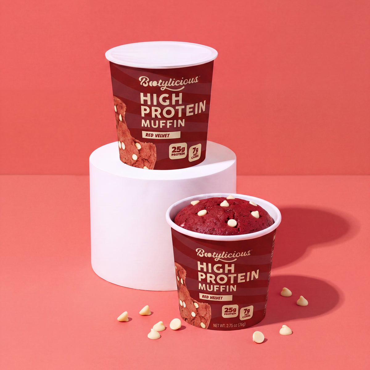 Red Velvet Protein Muffins