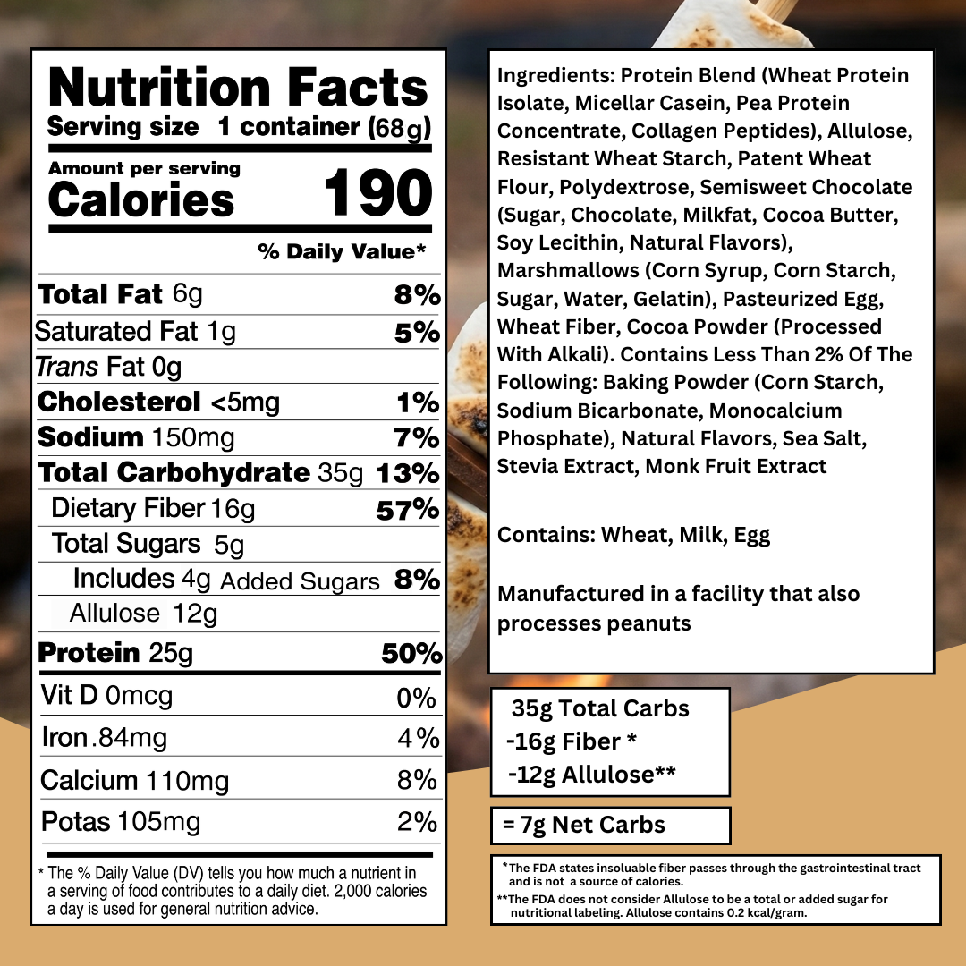 S'mores  Protein Muffin