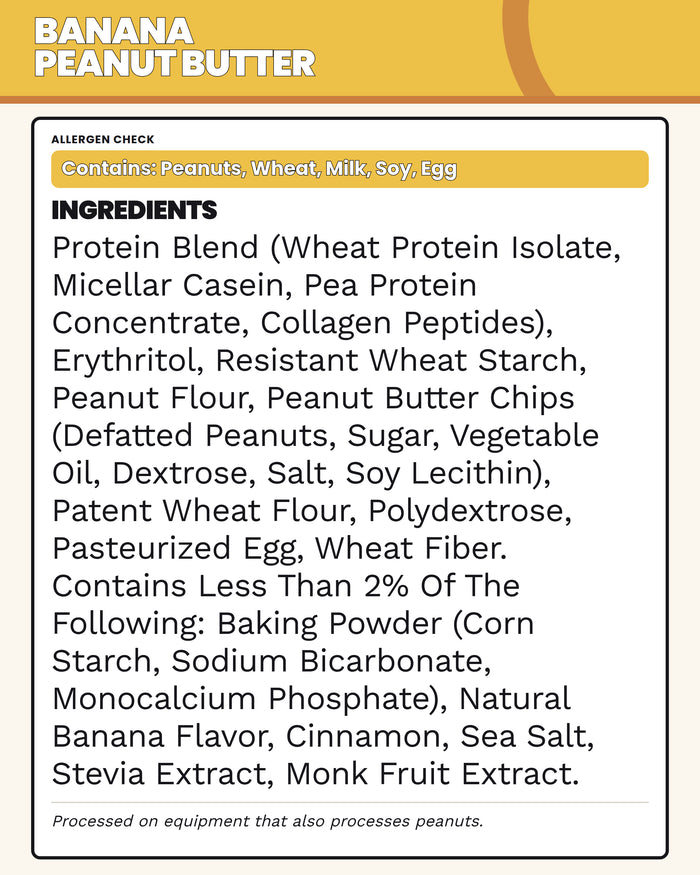 Banana Peanut Butter Protein Muffins