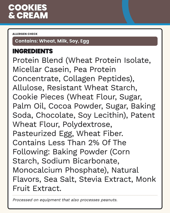 Cookies & Cream Protein Muffins
