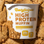 Banana Peanut Butter High Protein Muffin