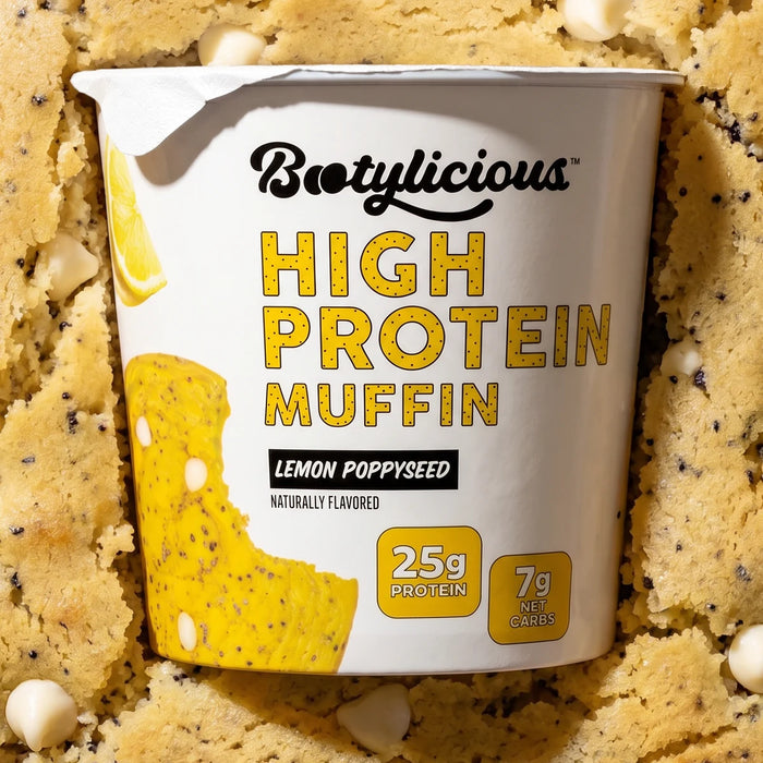 Lemon Poppy Seed High Protein Muffin